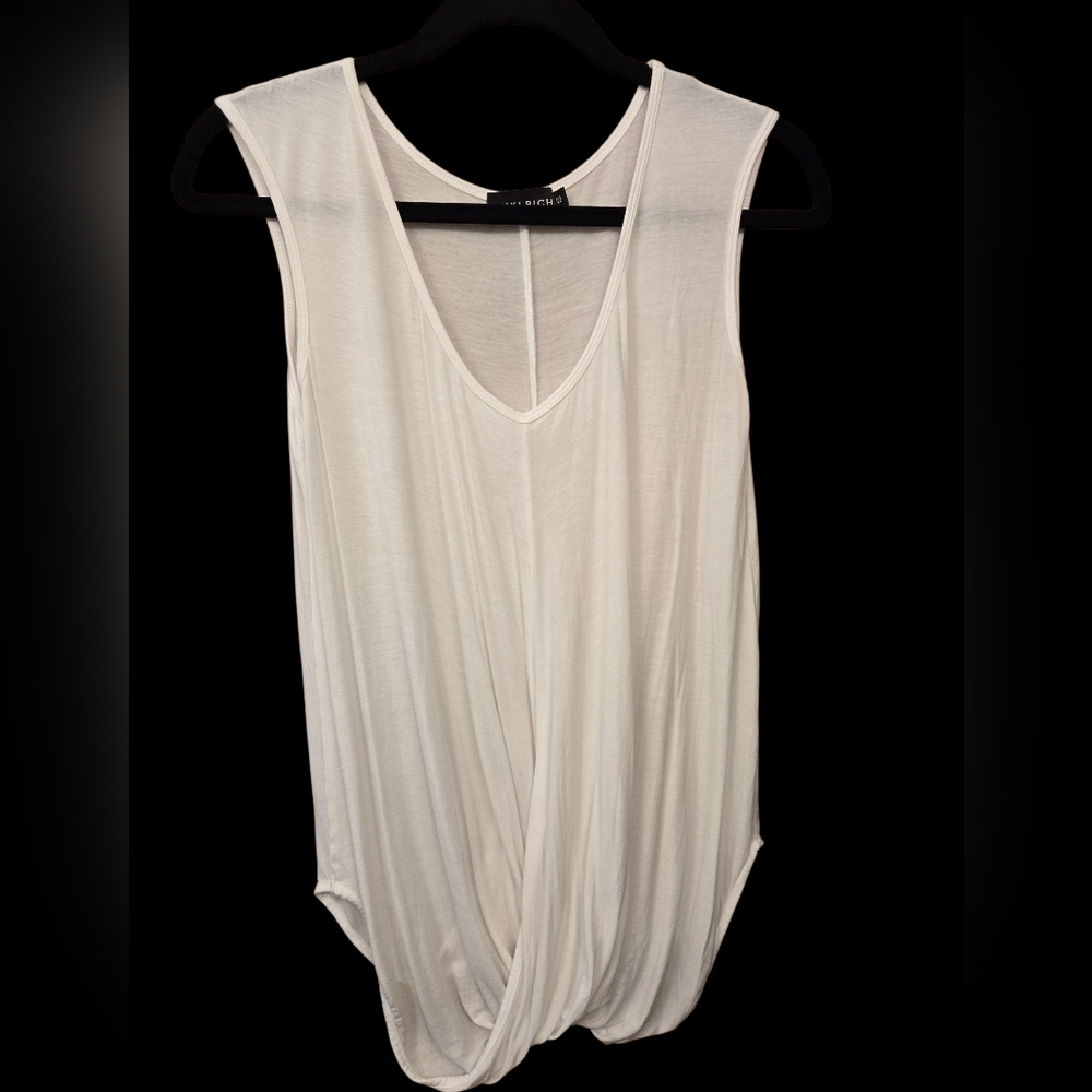 Nikki Rich Twist Wrap Sleeveless Top - S